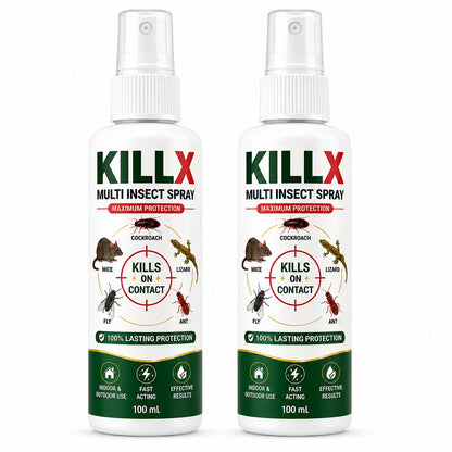 KillX Multi Insect Spray 100ml Each Pack Of 2