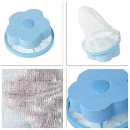 Washing Machine Floating Lint Remover Mesh Bag (Pack of 2P