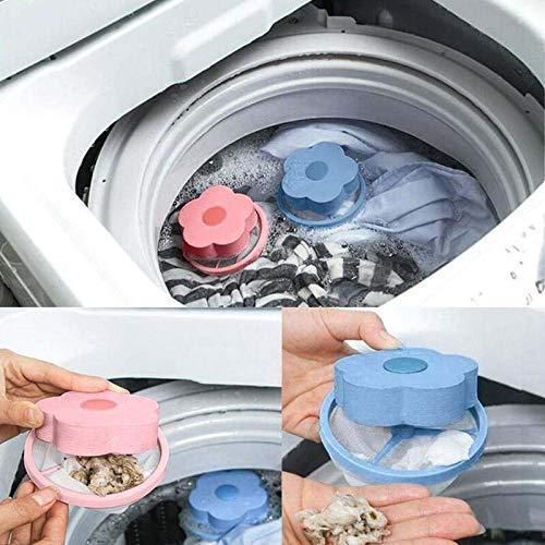 Washing Machine Floating Lint Remover Mesh Bag (Pack of 2P